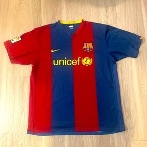 Nike Authentic FC Barcelona 2009 - 2010 Soccer Jersey - XL